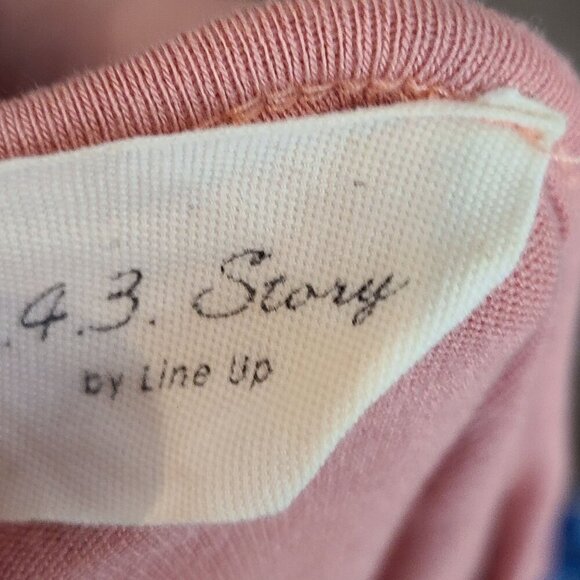 Anthropologie 143 Story Women's Cold Shoulder  Long Sleeve Top Pink Size S Boho - Picture 6 of 6